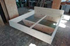 Schwebebett aus Zirbenholz